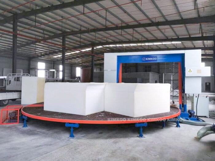 Кольцевой станок для резки поролона