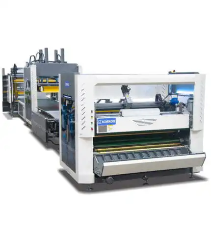 Автоматический станок для скрутки и упаковки диванов и поролоновых блоков