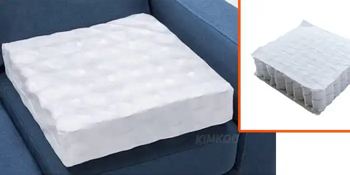 Демонстрация пружинного блока для дивана