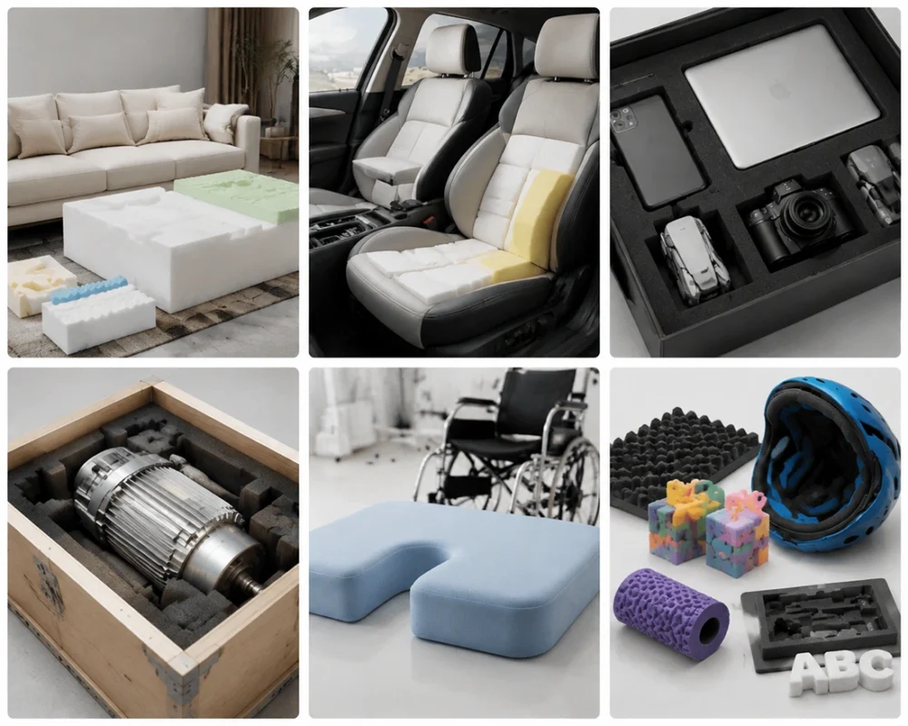 Foam Applications Catalog Collage